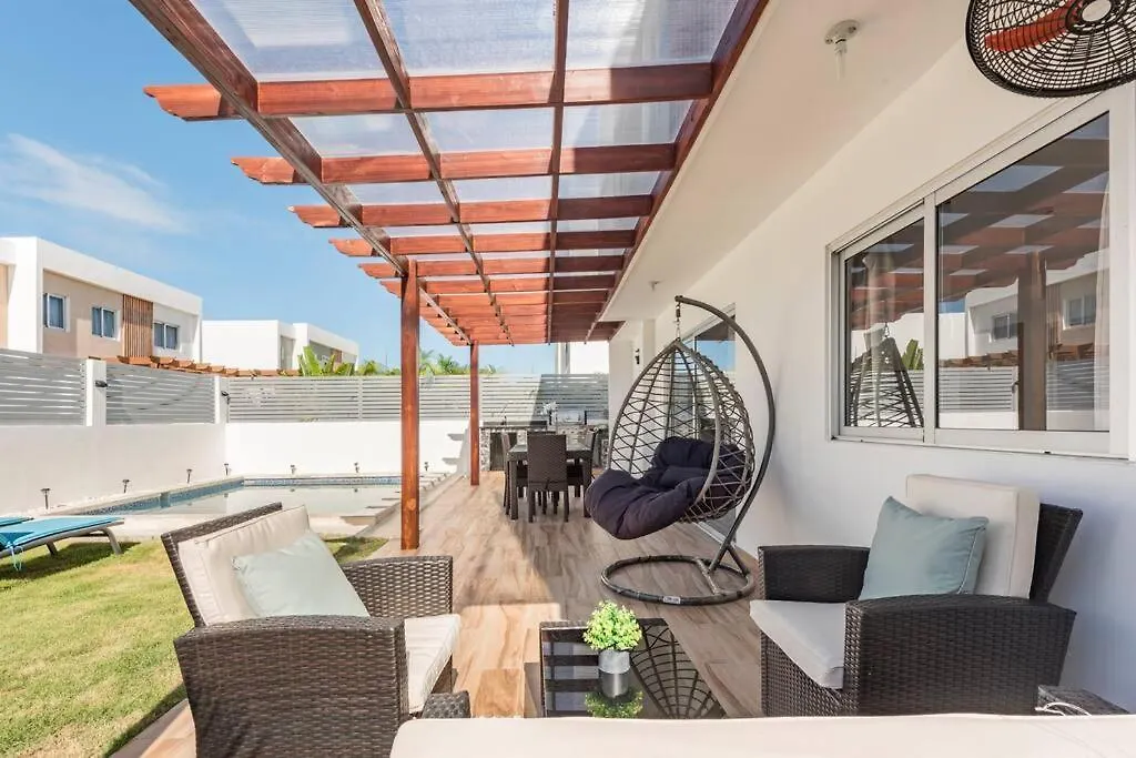 פונטה קאנה Eco-Friendly Tropical Villa 3Br 2B With Private Pool & Grill  פונטה קאנה