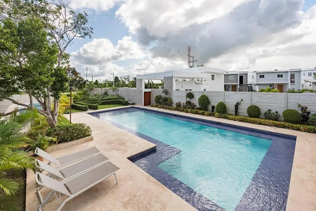 Eco-Friendly Tropical Villa 3Br 2B With Private Pool & Grill 푼타 카나 도미니카 공화국